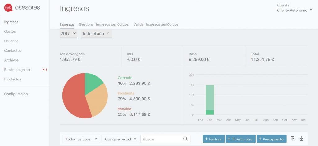 Cómo Crear Factura Con El Programa Software De Facturación OKasesores ...